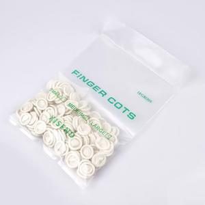 Lattice bianco Set di Dita di Gomma Usa E Getta Piccolo Dito Guanti Permanente di Trucco Del Tatuaggio Accessori - Product Image 1