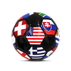 Balón de fútbol promocional MOQ bajo hecho en cuero, equipo deportivo, balón de fútbol promocional para adultos - Product Image 3