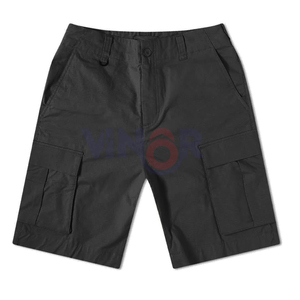 LATEST Summer 100% Polyester Drawstring <b>Elastic</b> <b>Waist</b> Side Side Pockets Soft Fitness Workout Men Casual Breathable <b>Cargo</b> <b>Shorts</b> - Product Image 4