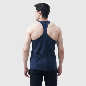 เสื้อกล้ามผ้าคอตตอนผสมแห้งเร็วระบายอากาศได้สำหรับเล่นยิมเสื้อใส่วิ่งเสื้อกล้ามแขนกุดสำหรับฤดูร้อนออกแบบได้ตามต้องการ - Product Image 5