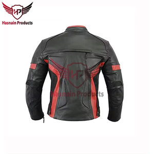 Nouveau hiver Vintage moto équitation hommes vestes en cuir classique décontracté moto veste motard cuir manteaux vêtements - Product Image 3