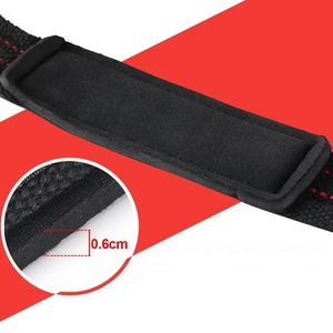 Bracelets de poignet en polyester personnalisables pour la musculation, les séances de sport et l'entraînement physique, unisexe, logo personnalisé - Product Image 4