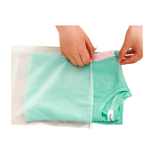 บรรจุภัณฑ์พลาสติกมีซิปพิมพ์โลโก้ปิดผนึกถุงซิปล็อคถุงสำหรับ hoodies โปร่งใสการพิมพ์ที่กำหนดเองบุกเบิกโพลีเวียดนาม - Product Image 3