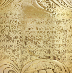 Jardinière ronde décorative de grande taille en laiton de haute qualité avec pieds et poignées latérales pour la maison et le jardin - Product Image 3