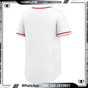 เสื้อเบสบอลคุณภาพสูงพร้อมโลโก้ชื่อและตัวเลือกสีที่กำหนดเอง - Product Image 3