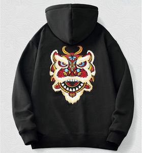 Venta al por mayor de sudaderas con capucha de los hombres logotipo personalizado bordado de manga larga de color sólido cómodo Hoodi hombre de secado rápido ropa de estilo Hip Hop - Product Image 2