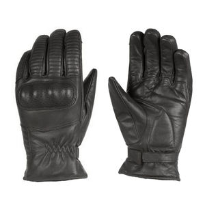 Gants de moto en cuir véritable personnalisés avec protection tactile - Product Image 1