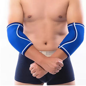 ปลอกแขนรัดข้อศอกสำหรับออกกำลังกายขนาด5มม. สำหรับยกน้ำหนักทำจากนีโอพรีน1คู่โลโก้ออกแบบได้ตามต้องการ - Product Image 2