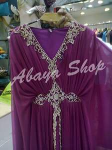 Abaya de lujo bordada para ropa de mujer islámica - Product Image 2