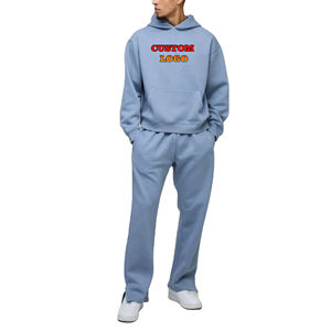 Chándal de hombre con jersey de peso pesado de calidad superior más vendido, chándales de algodón 100% con logotipo impreso DTF personalizado para hombre - Product Image 1