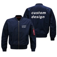 Blouson Bomber Homme Automne Hiver Fin Écologique Anti-UV Personnalisable avec Design Frontal Réversible en Tissu Toile Respirant et Imperméable