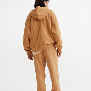 สเวตสูทสำหรับวิ่งใส่ได้ทั้งชายและหญิงทรงสลิมฟิตพร้อมฮู้ดโอเวอร์ไซส์ชุดวอร์มชุดกีฬาพิมพ์โลโก้ได้ตามต้องการ - Product Image 5