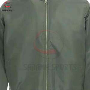 Nouvelle veste bomber varsity en molleton respirant, coupe-vent, écologique, à fermeture éclair, de qualité supérieure, sur mesure, pour hommes, grandes tailles - Product Image 6