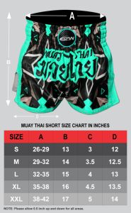 กางเกงขาสั้นผ้าซาตินสำหรับฝึกซ้อมยิม MMA BJJ Muay กางเกงขาสั้นพิมพ์ลายสำหรับมวยไทย - Product Image 6