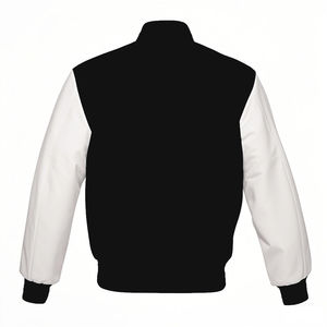 Chaqueta cortavientos de béisbol universitaria con bordado personalizado para hombre, chaqueta de béisbol universitaria con cierre de cremallera para hombre - Product Image 6