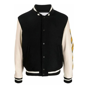 Varsity Jacket Baseball Letterman Jacket Wool and <b>Leather</b> Premium Quality Unisex <b>Basketball</b> Jacket Customize - Product Image 5