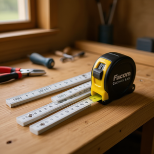 Ruban à mesurer Facom de 2 mètres, lame synthétique, classe III, 10 brins - Product Image 3