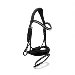 ชุดเดรสหนังแบบพรีเมี่ยมทรงกลมพร้อมหูฟังสวมสบายกายวิภาคสายคาดหัวคริสตัลสีเงินแวววาวและเลือดกำเดาไหล - Product Image 3