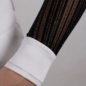 Nouveau design, vêtements de sport pour femmes, chemises d'équitation en plein air, vente en gros de chemises de concours à manches courtes avec logo personnalisé - Product Image 5
