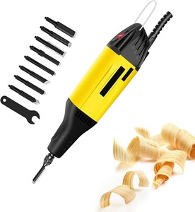 High Power Electric <b>Wood</b> <b>Chisel</b> Tool for <b>Carving</b> Cutting Shaping with Durable Blades for Professional and DIY Woodworking - Product Image 4