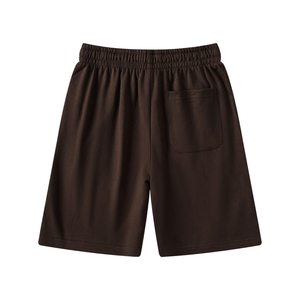 ODM Bermudas de algodón de alta calidad para hombre 100% algodón pantalones cortos calientes de verano cintura elástica Casual cintura media teñido liso lavado juvenil - Product Image 4