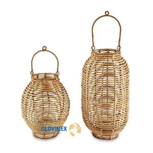 Hot Trend Rustic Vintage Style <b>Rattan</b> Pendant Light <b>Lantern</b> for Christmas Decorations in House Organizing - Product Image 5