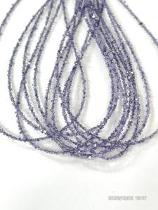 Cuentas de Cuarzo Herkimar con Recubrimiento de Diamante, Color Tanzanita Natural, Calidad AAA, Tamaño 2-3 mm - Product Image 3