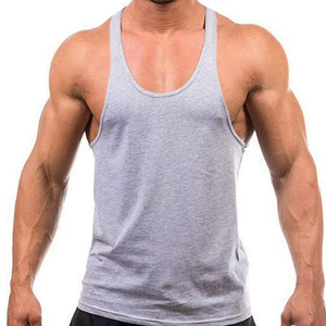 Camisetas sin Mangas, Nuevo Modelo, Camiseta Casual para Hombre, Transpirable, Tejida, Ropa de Gimnasio, Hecha en Pakistán, Precio al por Mayor - Product Image 5