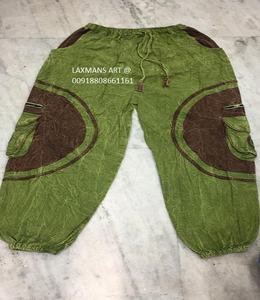 Sarouel patchwork en coton pyjama sarouel en coton pyjama patchwork en coton pyjama indien pyjama patchwork en coton népalais pantalon bohème - Product Image 3