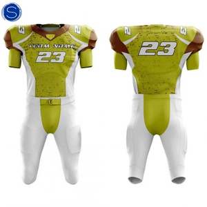 ชุดอเมริกันฟุตบอลเดนเวอร์ลายธงระบายอากาศได้ไซส์ XL พิมพ์โลโก้ชุดอเมริกันฟุตบอล - Product Image 4