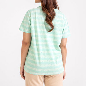 T-shirt oversize tendance pour femmes, coupe ample unique, 100% coton de qualité supérieure, logo personnalisé, haute qualité avec MOQ faible - Product Image 3