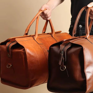 Bolsas de lona de cuero ecológicas seguro espacioso precio al por mayor clásico hecho a mano negocio directo de fábrica tendencia de descuento a granel - Product Image 1