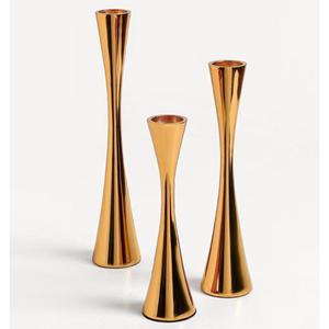 Accueil Eclairage Accessoires Bougie Vintage en Métal Doré avec Poignée Bougeoir pour le Mariage et tous les Événements Bougeoir Décoratif - Product Image 3