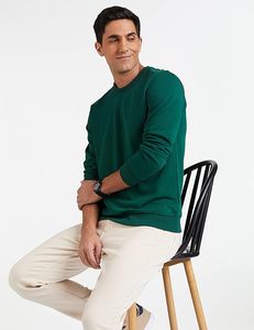 custom men's embroidered printed <b>sweatshirt</b> streetwear crewneck heavy weight high quality <b>plain</b> <b>sweatshirt</b> customized - Product Image 2
