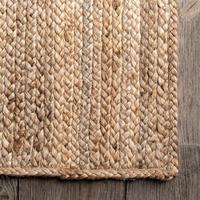 100% Organischer Natürlicher Jute-Faser Maschinell Gefertigter Geflochtener Teppich Umweltfreundlicher Gebetsteppich für Küche & Flur zum Fabrikpreis