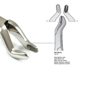 คีมถอนฟัน World Precision Surgical WPS-53L ได้รับการรับรองมาตรฐาน CE ระดับ Class I สำหรับฟันกรามซ้ายบน ทำจากสแตนเลส ออกแบบตามหลักสรีรศาสตร์ - Product Image 6