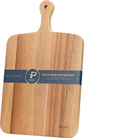 Tablas de Cortar de Madera Gruesa Personalizadas de Fábrica al por Mayor, Tabla de Cortar Inteligente de Madera de Acacia y Nogal Negro TAQI