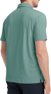 Camiseta de Polo de manga corta con cuello en V de verano informal para hombre - Product Image 3