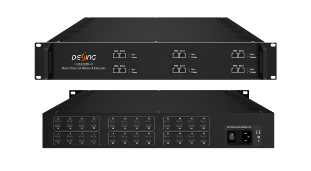DEXIN NDS3228M-N hdmi Streaming Encoder, hdmi Encoder H.265, IPTV Encoder with 24/48 ports