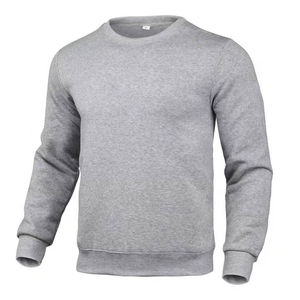 Sweat-shirt à col rond unisexe personnalisé brodé, sweat-shirt surdimensionné en polyester français pour hommes, méthodes d'impression numérique - Product Image 2