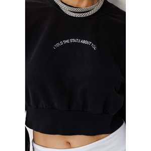 Sweat-shirt brodé de pierres - Product Image 5