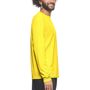 Chemise à manches longues tendance pour homme en coton/polyester, confortable, respirante, écologique, infroissable, pour le travail, les occasions décontractées et formelles - Product Image 3