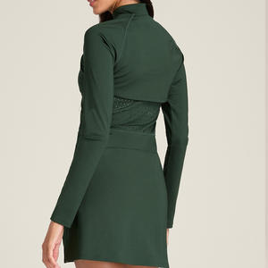 Vestido de Tenis para Mujer, OEM ODM, Venta al por Mayor, Calidad Premium, Silueta Deportiva, Transpirable, Absorbe la Humedad, Spandex, Algodón, Personalizado - Product Image 6