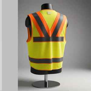 Gilets de sécurité pour hommes garde de sécurité veste uniforme d'hiver gilet haute visibilité logo gilet travail Construction vêtements - Product Image 5