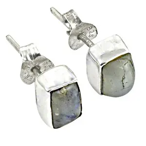 Pendientes de Botón de Plata de Ley 925 con Baño de Oro Rosa para Mujer, Corte de Pera, Forma de Gota de Agua, Material de Oro de 14K y 18K, Joyería de Regalo Perfecta - Product Image 3