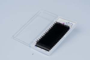 Vente en gros Deep Dark Mat Black 0.03 0.05 0.07 Cachemire Volume Lash Extension Tray Private Label Individual Eyelash Extension - Product Image 2