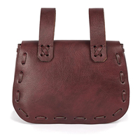 Sac à bandoulière médiéval en cuir vintage personnalisable pour cosplay et reconstitution pochette durable faite à la main pour accessoires de déguisement