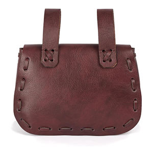 Bolso de hombro medieval de cuero Vintage personalizable para Cosplay y recreación, bolsa hecha a mano duradera para accesorios de disfraces - Product Image 2