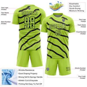 Tenues de football haut de gamme en gros pour usines : ensembles maillot et short, anti-humidité, séchage rapide, écologiques, personnalisables - Product Image 5