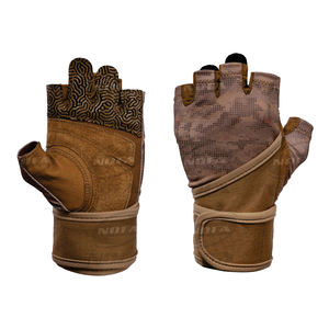 Gants de boxe gagnants en cuir PU avec logo personnalisé pour l'entraînement de fitness et de gymnastique Conception à lacets pour l'haltérophilie et le sport - Product Image 1